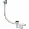 Vidage De Baignoire Quick Clac L800 Avec Siphon Orientable D40 Avec Clapet Quick Clac Et Trop-plein Wirquin SP780399, Blanc