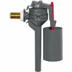 Robinet Flotteur Topy Alimentation Latérale/servo-valve Ultra Compact Wirquin 16300502, Gris