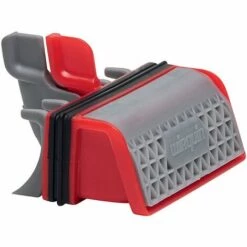 Membrane Slim + Avec Filtre à Cheveux Amovible Pour Bonde De Douche Wirquin 30723382, Rouge Et Gris