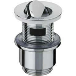 Bonde De Lavabo Design Avec Trop Plein Wirquin 30723427, Chromé