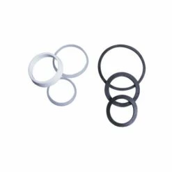 Assortiment De Joints Pour Siphon De Lavabo Wirquin 39370003, Blanc, Gris Et Noir