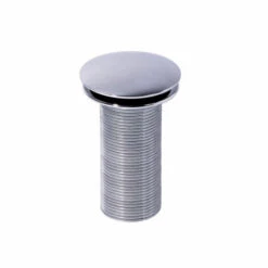 Bonde De Lavabo Fermeture Quick-clac En Laiton Chromé Sans Trop-plein Wirquin 30722856, Noir