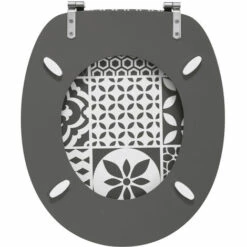 Abattant WC Woody Carreaux De Ciment Wirquin 20722706, Gris -France WIRQUIN Soldes 2022 59803053 4