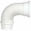 Pipe Wc Soupless Longue 355-575 à Coller Wirquin 71070201, Blanc