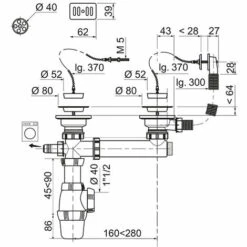 Vidage Pour évier 2 Bacs Ø60 Mm Avec Prise Machine à Laver Wirquin SP3233, Blanc -France WIRQUIN Soldes 2022 59803064 4
