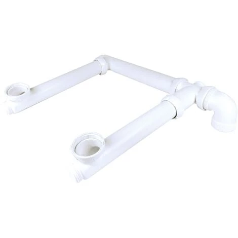 Wirquin Tubulure Double Évier Décalé 1 Wirquin Tubulure Double Évier Décalé