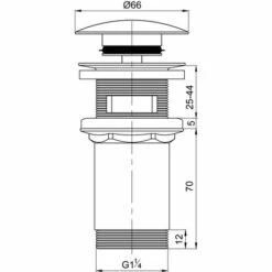 WIRQUIN BONDE LAVABO LAITON QC TROP PLEIN CORPS BONDE LONG - Chrome -France WIRQUIN Soldes 2022 61228818 3