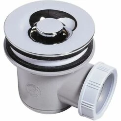 Bonde De Douche Tourbillon D60 à Visser Ou à Coller Wirquin 34060007, Gris