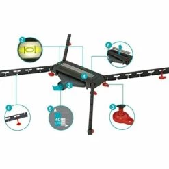 Caniveau De Douche So Low L500 Avec Grille En Inox Et Guides Pentes Wirquin 30722865, Noir -France WIRQUIN Soldes 2022 62646645 5