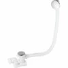 Vidage De Baignoire Quick Clac L700 Et Siphon Orientable D40 Avec Clapet Quick Clac Wirquin 34760506, Blanc