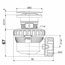 WIRQUIN Bonde Recoupable Et Siphon De Lavabo Ultra Compact NANO Black -France WIRQUIN Soldes 2022 63931866 3