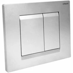 WIRQUIN Plaque De Commande Wc Suspendu 3/6L CHRON Gris Brillant