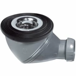 Bonde De Douche JAMES Grille Plate NF Ø50 Mm - Wirquin Pro 30720496