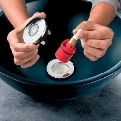 Ensemble Bonde Et Siphon Lavabo NANO 6.7 Quick-Clac Et Trop Plein Ø32 Mm - Wirquin Pro 30721242 -France WIRQUIN Soldes 2022 7397158 4