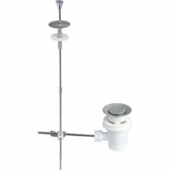 Bonde Lavabo Ø63 Mm à Tirette En Plastique - Wirquin Pro 30720437