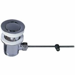Bonde Lavabo Ø63 Mm Sans Tirette En Laiton - Wirquin Pro 30720441