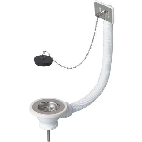 Bonde évier Ø60 Mm à Bouchon Avec Trop-plein - Wirquin Pro 30720424 1 Bonde évier Ø60 Mm à Bouchon Avec Trop-plein - Wirquin Pro 30720424