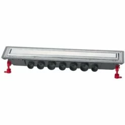 WIRQUIN Caniveau Douche Venisio Expert Ht 89mm+Grille Inox - 700mm